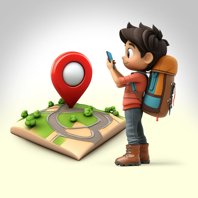 scene---hiking-boy-with-location-pin-map